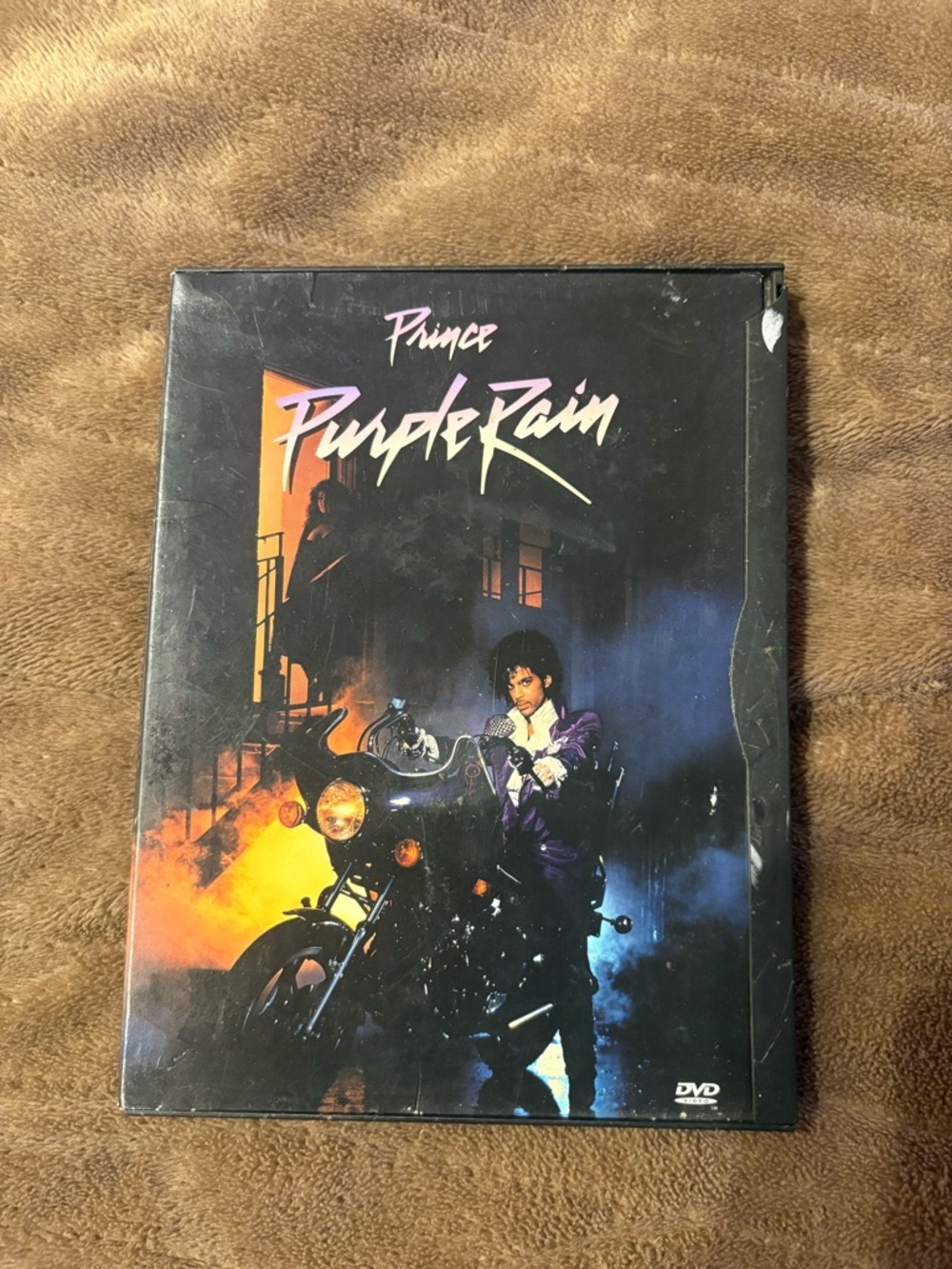 Prince Purple Rain DVD Cover - Black, Purple, Orange, Blue